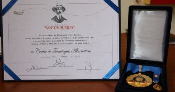 CTA-ZM é honrado com conquista da medalha de ouro Santos Dumont